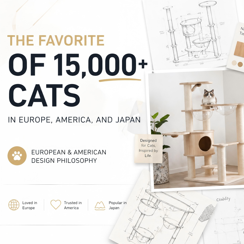 Wood Cat Tree Design